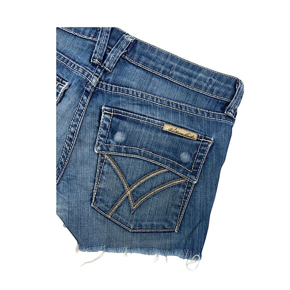 William Rast Belle Flare Cut-Off Jean Shorts – Women’s 26 - Picture 6 of 8